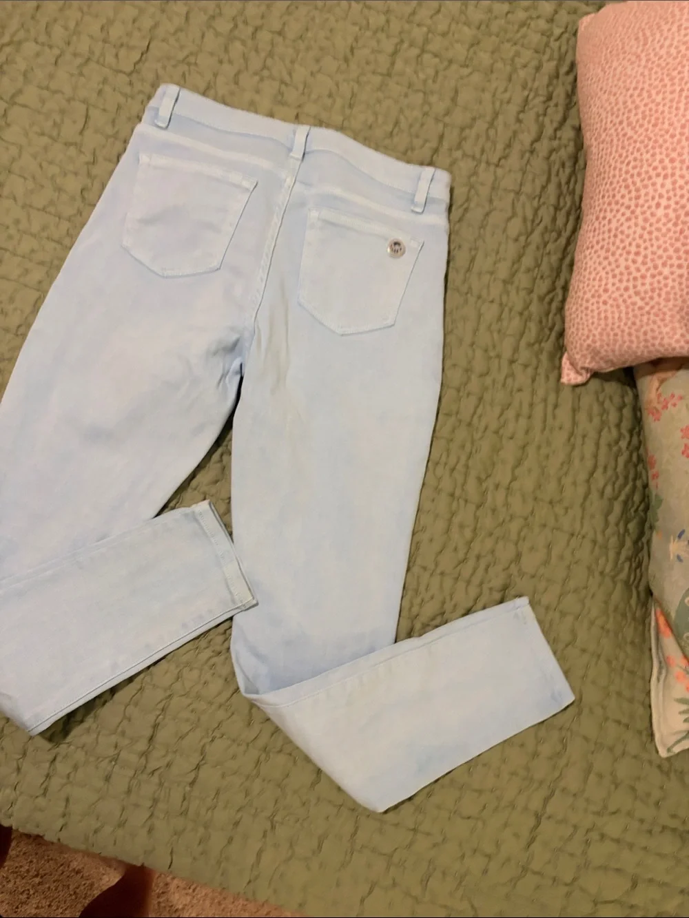 Michael Kors Pale Blue Skinny Jeans